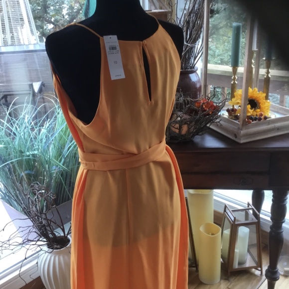 Ann Taylor size LG goldenrod dress - Picture 4 of 4